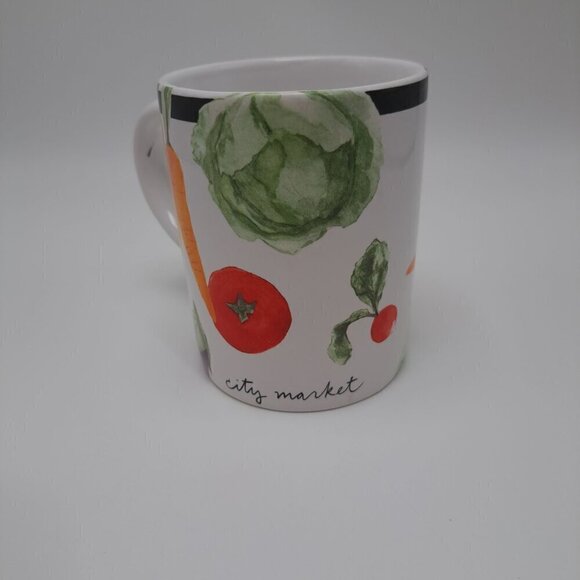 Pfaltzgraff City Market Garden Veggie White Mug Cup Tea Coffee Cocoa Replacement - Picture 7 of 13